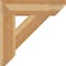 Ekena Millwork Traditional Slat Rough Sawn Bracket, Western Red Cedar, 6"W x 26"D x 26"H BKT06X26X26TRA06RWR - alternate 2